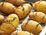 Pommes de terre hasselback #vegan