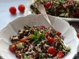 Salade de lentilles comme un taboulé #vegan