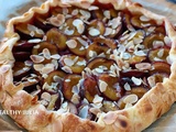 Tarte rustique aux prunes et amandes de j.-f. mallet #vegan