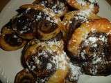 Palmiers au chocolat