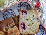 Banana Bread aux framboises #sans lactose