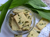 Biscuits apértif à l'ail des ours