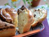 Brioche à la cannelle pépites de chocolat #sans oeuf #sans beurre