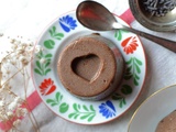 Budino al cioccolate - flan au chocolat #sans lactose