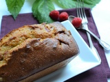 Cake compote de pommes framboises