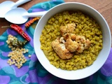 Chana dal et chou fleur rôti #végétarien