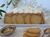 Charlotte chocolat et galettes fines au caramel au beurre salé et à la vanille Jours Heureux