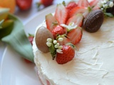 Cheesecake fraises et biscuits roses de Reims Jours Heureux