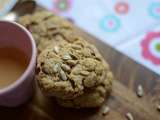 Cookies aux graines de tournesol et chocolat