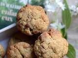 Cookies beurre de coco chocolat praliné #végan