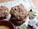 Cookies chocolat rhubarbe