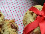 Cookies moelleux au chocolat blanc et noix de pécan