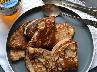 Crêpes à la farine de chataigne