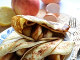 Crêpes au lait fermenté et pomme poelée #chandeleur