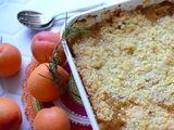 Crumble à l'abricot rôti et romarin