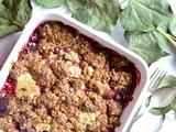 Crumble de fruits rouges