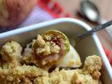 Crumble pommes figues