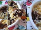 Crumble pommes poires Nutella