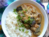 Curry d'aubergines #végétarien