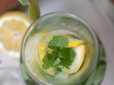 Eau fraiche concombre citron et menthe #zérodéchet