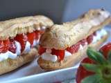 Eclairs aux fraises