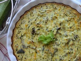 Flan de courgettes au lait fermenté #végétarien