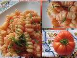 Fusilli bucati alla crema di pomodori