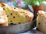 Gâteau moelleux chocolat amandes effilées