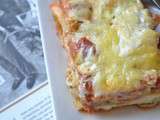 Lasagne aux tagliatelles de courgettes