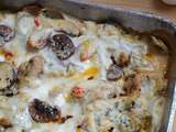 Lasagne poireaux champigons frais #végétarien