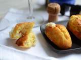 Madeleines au fromage de chèvre miel origan et marjolaine