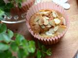 Muffins pommes amandes