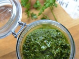 Pâtes et pesto de cerfeuil #végétarien