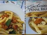 Penne Ricci au potimarron et sauge