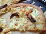 Pizza blanche aux fromages