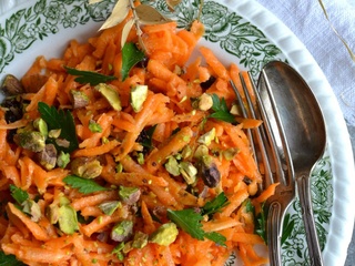 Salade de carottes et pistaches #vég