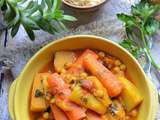 Tajine de légumes racines #végétarien