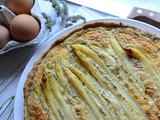 Tarte aux asperges #végetarien