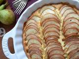 Tarte moelleuse aux poires