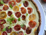 Tarte ricotta tomates cerises #végétarien