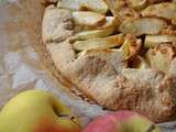 Tarte rustique aux pommes et flocons d'érable