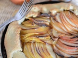 Tarte rustique aux pommes et gelée de coing Jours Heureux #partenariat