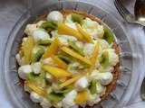 Tarte sablé breton mangue kiwi l'Epicerie en bocal