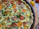 Tarte thon tomates cerises