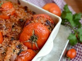 Tomates farcies au riz et aux herbes #végétarien