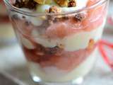 Trifle pommes framboises