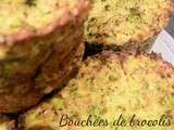 Bouchées de brocolis aux deux fromages