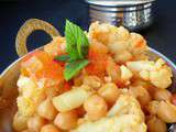 Curry express de Chou-Fleur et Pois Chiches