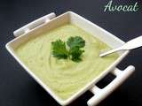 Velouté glacé avocat-concombre