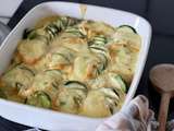 Gratin de courgettes au munster